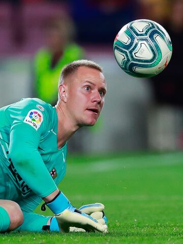 Marc Andre Ter Stegen portero del  FC Barcelona. LaLiga, España.