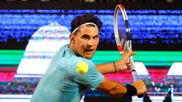 “Si juego así...”: el calvario que vivió Thiem ante Garin en Santiago