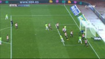 Osasuna reclamó un gol fantasma en un saque de esquina