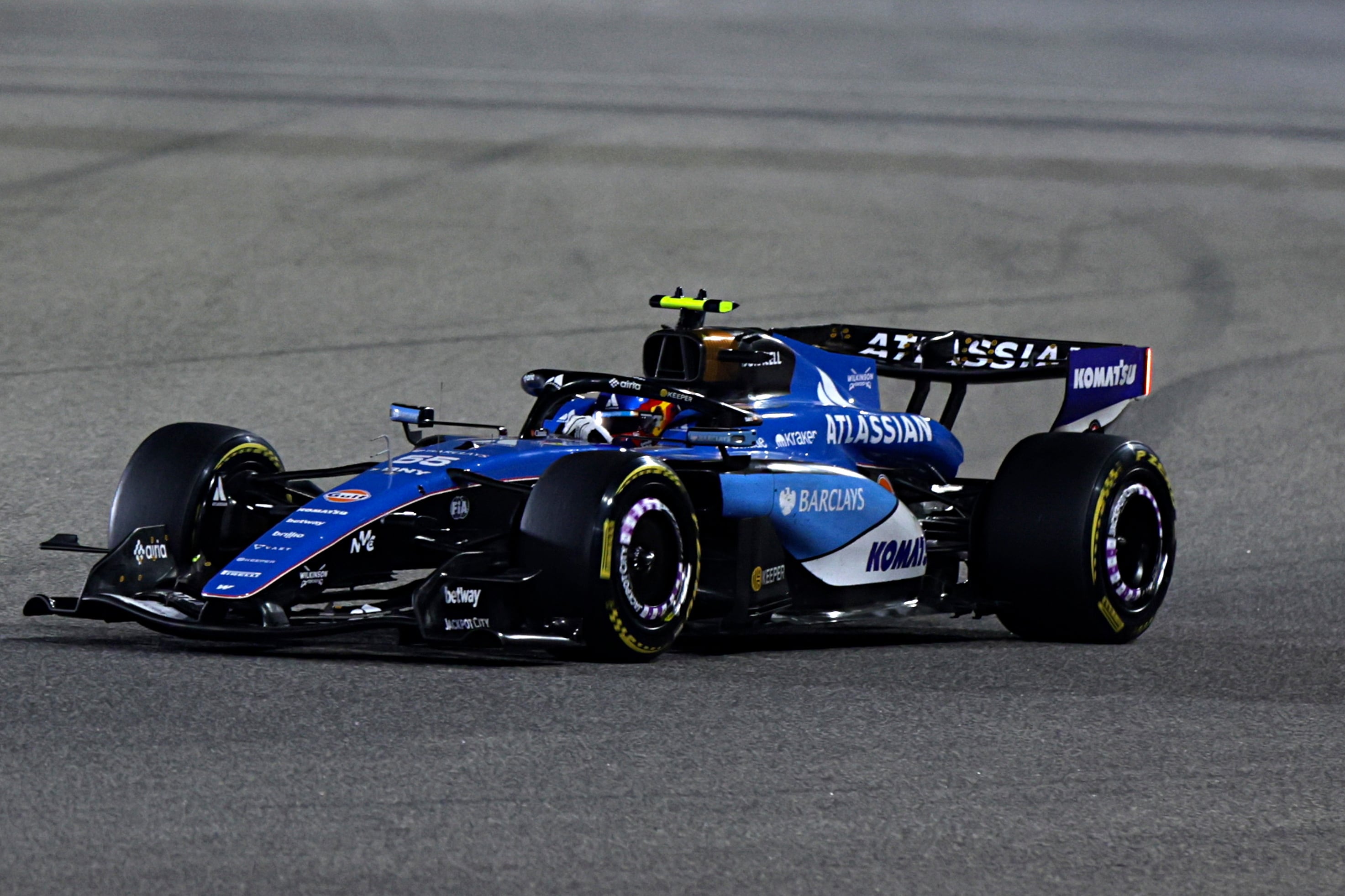SAKHIR (Bahrain), 12/02/2026.- Williams driver Carlos Sainz Jr of Spain in action during a Formula 1 pre-season testing session at Bahrain International Circuit in Sakhir, Bahrain, 12 February 2026. (Fórmula Uno, Bahrein, España) EFE/EPA/ALI HAIDER