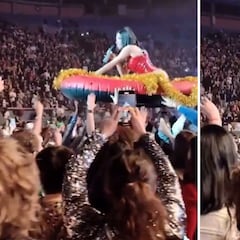 La aparatosa caída viral de Lorena Castell en su espectáculo: “Se ha matado”