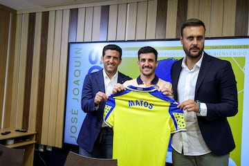 Presentación de José Joaquín Matos como nuevo jugador del Cádiz CF.