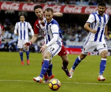 Kevin Gameiro y David Zurutuza.