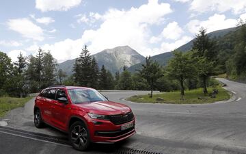 Este Skoda Kodiaq es un SUV diésel de 150 caballos, con cambio automático de siete velocidades muy suave y silencioso.