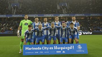 Partido Deportivo de La Coruña - Mirandes. once