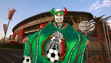 SOCCER/FUTBOL
WORLD CUP 2010
FRANCIA VS MEXICO
FIESTA TRICOLOR
Action photo of fans of Mexico, during World Cup 2010 game held at the Peter Mokaba stadium, of South Africa./Foto de accion de aficionados de Mexico, durante juego de la Copa del Mundo 2010 celebrado en el estadio Peter Moakaba, dee Sudafrica. 17 June 2010 MEXSPORT/OSVALDO AGUILAR