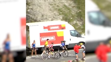 La cuenta oficial de La Vuelta España evidenció en 15 segundos porque el estadounidense del Jumbo tiene un motor en sus piernas.