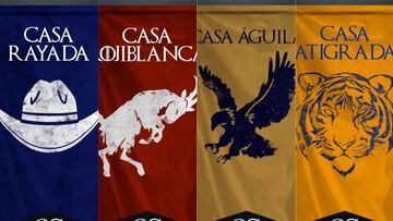 Ahora ya puedes tener en tu smartphone los estandartes de cada uno de los 18 equipos del Fútbol Mexicano al estilo de la multipremiada serie.
