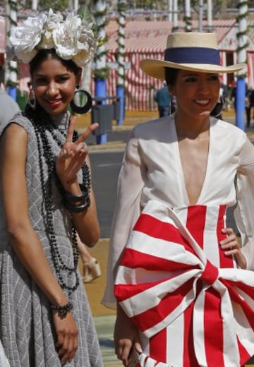 The red and white of Athletic at the Seville Fair.