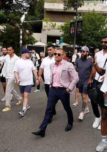 Conor Mcgregor, protagonista de la rueda prensa en el Hotel Hard Rock, presentando la velada de Bare Knuckle Fighting Championship (BKFC) entre Franco Tenaglia y Tony Soto.