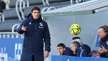 Ion Ansotegi, entrenador de la Real Sociedad B.