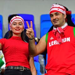 La victoria de Arabia Saudí ante el Líbano en imágenes