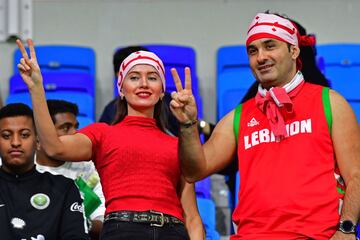 Gran ambiente en el Maktoum Bin Rashid Al-Maktoum Stadium de Dub¨¢i.