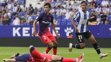 12/09/21 PARTIDO PRIMERA DIVISION
 RCD Espanyol v Atletico de Madrid
 
 Felipe (18) Atletico de Madrid
 Joao Felix (7) Atletico de Madrid
 Recasens (31) RCD Espanyol