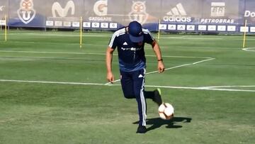 Alfredo Arias mostró su talento con el balón: ¡qué lujitos!