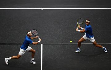 Federer y Nadal ganaron a Querrey y Sock.