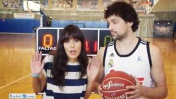 Ana Albadalejo y Sergio Llull.