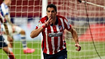 Luis Suárez decidió el Atlético-Alavés.