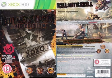 bulletstorm epic edition xbox 360 portada box art