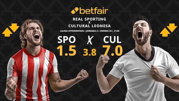 Real Sporting de Gijón vs. Cultural Leonesa: horario, dónde ver, pronósticos y clasificación