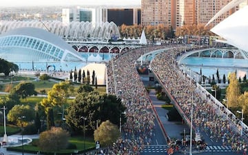 Salida Maraton Valencia 2018.