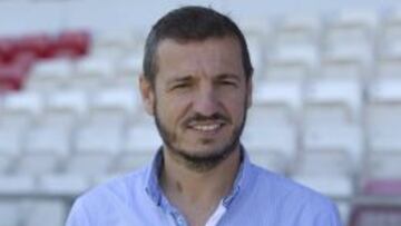 Quique Cárcel, en Montilivi.