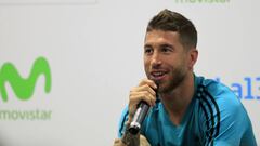 16/05/18 ACTO DE TELEFONICA MOVISTAR CON LA PLANTILLA DEL REAL MADRID   
 SERGIO RAMOS