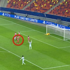 Pasó desapercibido: el gesto de Mario Hermoso que le delata en el gol...