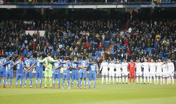 Minute of silence in memory of Quini.