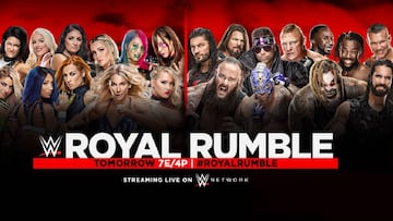 Cartel oficial de Royal Rumble 2020.