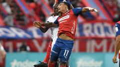 El jugador del Independiente Medell&iacute;n tuvo que ser sustituido al minuto 17 ante Atl&eacute;tico Huila por una molestia f&iacute;sica.