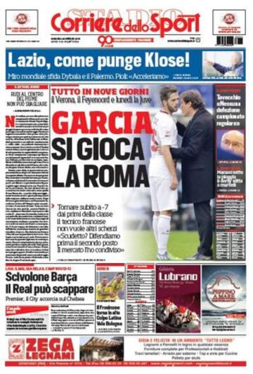 Portadas de la prensa deportiva