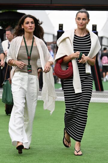 Rebecca Donaldson en el Paddock del Gran Premio de Barcelona que se disputa en el circuito de Barcelona-Cataluña.