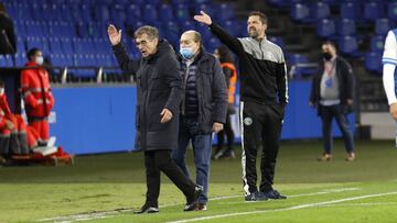 Partido Deportivo de La Coru&ntilde;a -  Ejido. Copa del Rey. bronca Fernando V&aacute;zquez y Tito Garcia