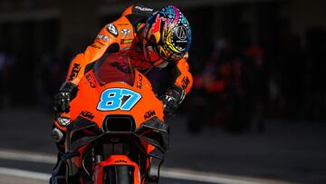 Remy Gardner, con la KTM en Austin.