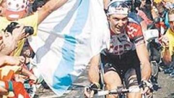 Ivan Basso se ha convertido en el único que hace sombra a Armstrong.