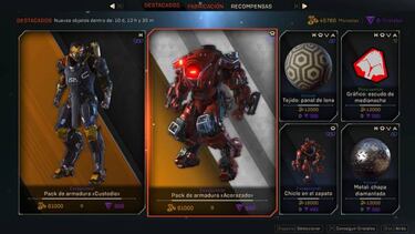 Anthem y su sistema de micropagos: monedas, compras y precios