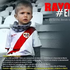 Vallecas y el Rayo se volcarán con el pequeño Iker Gata