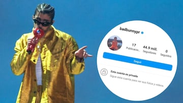 Todo parece indicar que Bad Bunny no soportó las críticas. El artista pone su Instagram en privado y deja alarmante mensaje en Twitter: “Me van a extrañar”.