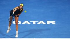 Kvitova vuelve a apartar del título a Muguruza en Doha
