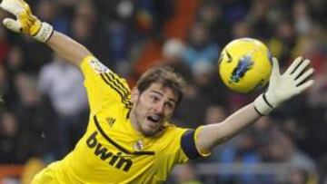 <b>UN MURO AMARILLO. </b>Iker ha sido un baluarte en el año 2011 con el Madrid y con la Selección Española.