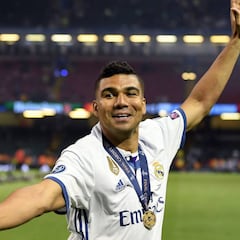 Casemiro: tres temporadas en el Real Madrid, tres Champions