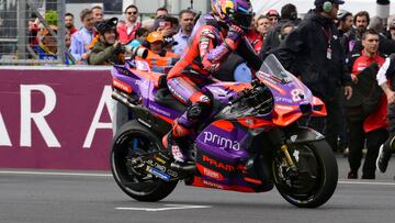 Jorge Mart¨ªn durante la esprint del GP de Australia de MotoGP.