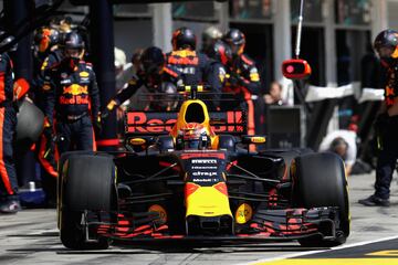 Max Verstappen de Red Bull.