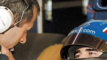 <b>SIN SUERTE. </b>El gallego Celso Míguez se fue del Ricardo Tormo sin poder dar una sola vuelta.