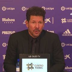 Simeone: "Había campos donde no había penaltis antes del VAR"
