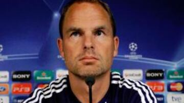 Frank de Boer: "Firmaría un empate con el Real Madrid"