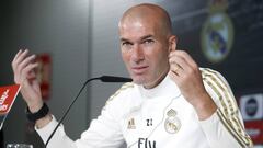 Zidane, en conferencia de prensa.
 