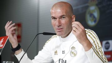 Zidane, en conferencia de prensa.