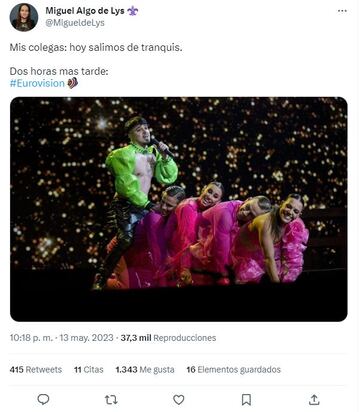 Los mejores memes de Eurovisión 2023